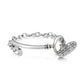 Alice in Wonderland Key Bracelet - Silver