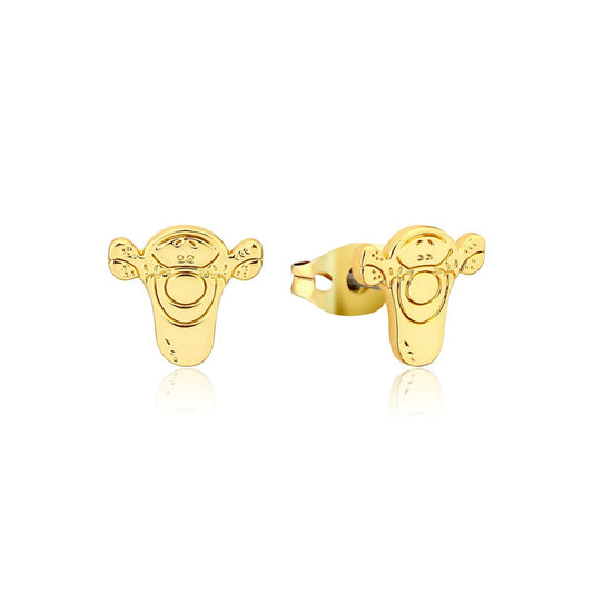 Tigger Stud Earrings - Gold