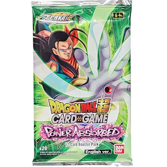 Dragon Ball Super Card Game Zenkai Series Power Absorbed Booster Pack
