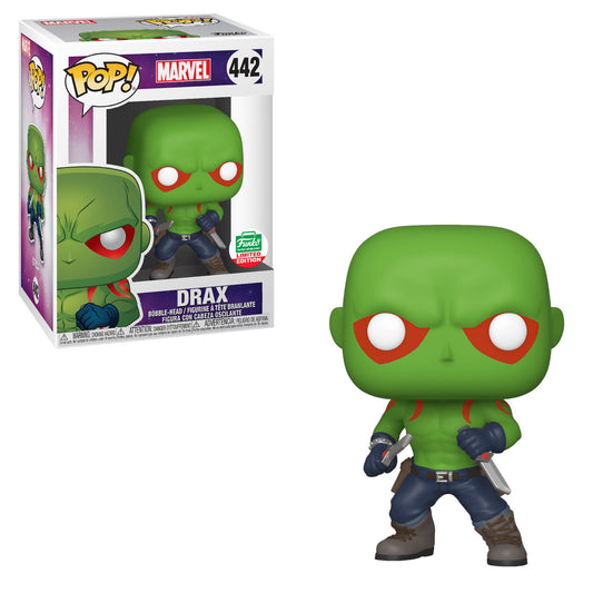 Marvel - Drax Funko Shop Stickered Exclusive Pop! Vinyl #442