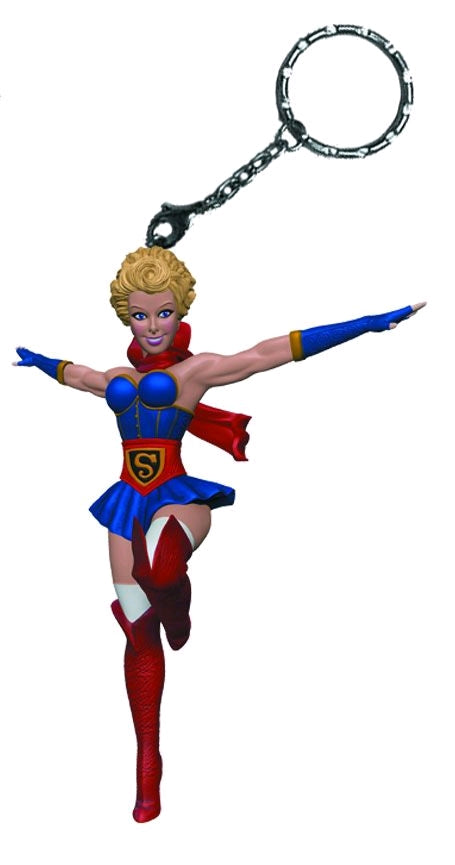 DC Bombshells - Supergirl Keychain - Ozzie Collectables