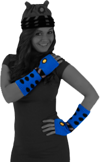 Doctor Who - Dalek Arm Warmers (Blue) - Ozzie Collectables