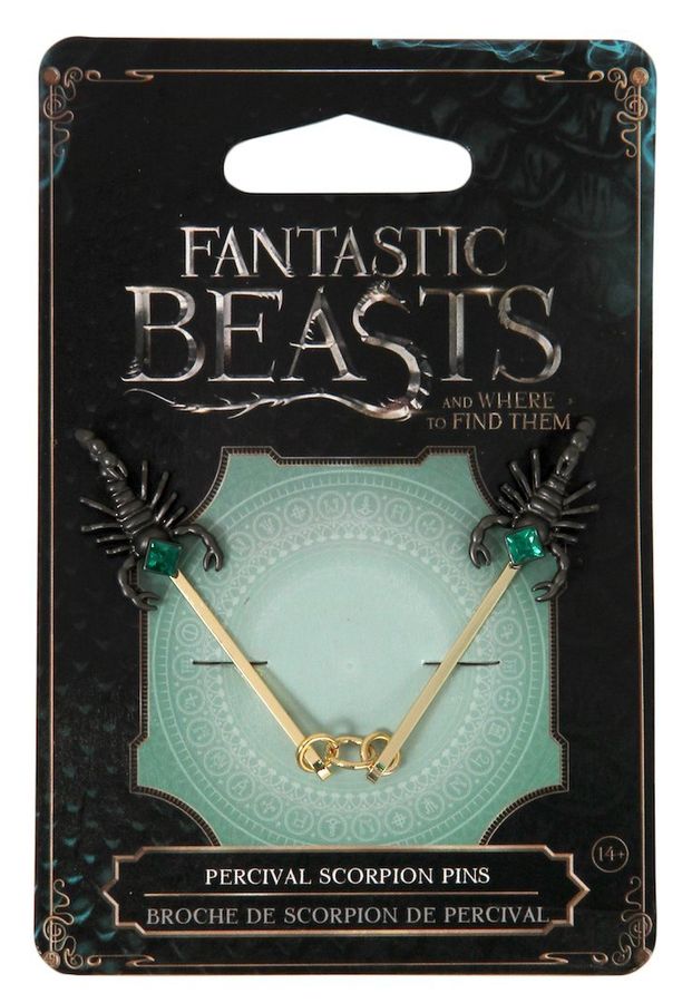 Fantastic Beasts and Where to Find Them - Percival's Scorpion Pin - Ozzie Collectables