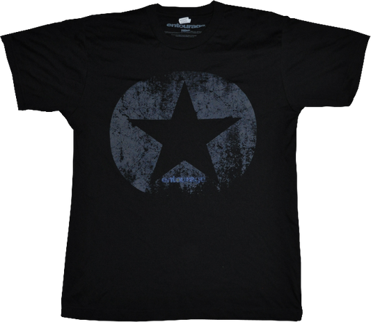 Entourage - Star Black Blend Male T-Shirt XL - Ozzie Collectables