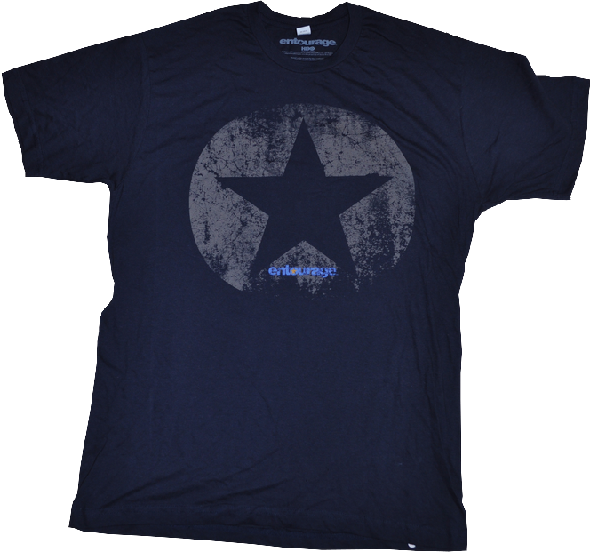 Entourage - Star Navy Male T-Shirt M - Ozzie Collectables