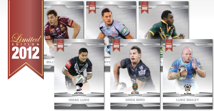 Rugby League - 2012 Limited Edition Trading Cards Display - Ozzie Collectables