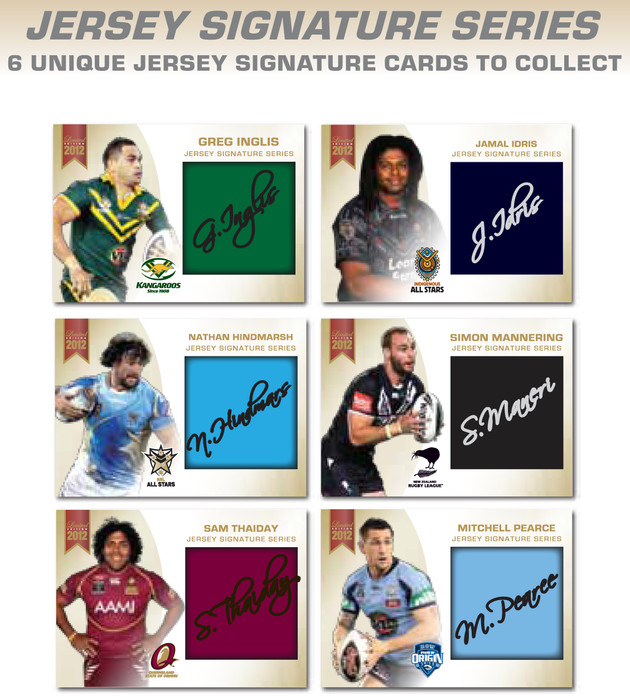 Rugby League - 2012 Limited Edition Trading Cards Display - Ozzie Collectables