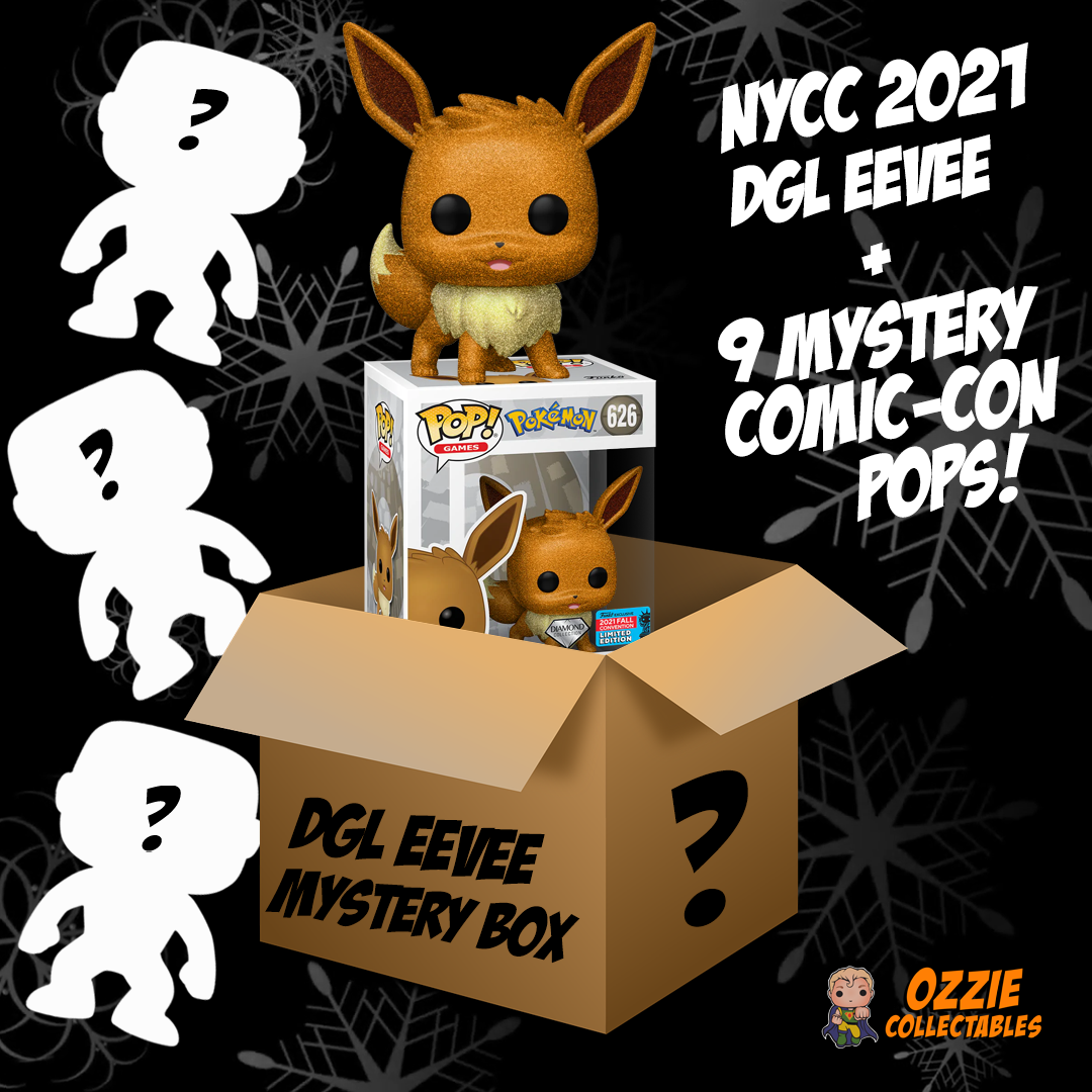 Diamond Glitter Eevee #626 NYCC 2021 MYSTERY Box