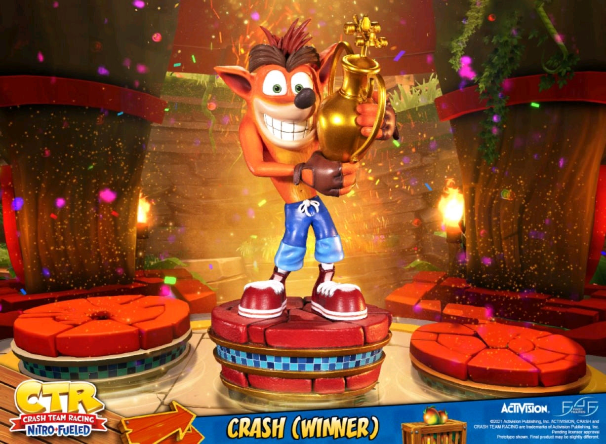 Crast Bandicoot - Crash Team Racing Winner Statue