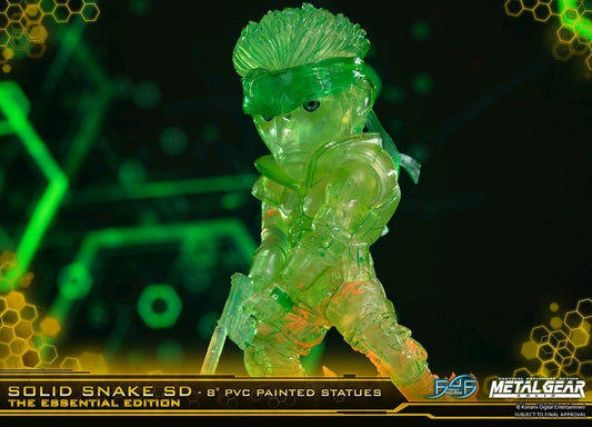 Metal Gear Solid - Solid Snake Stealth Green 8" PVC Statue - Ozzie Collectables