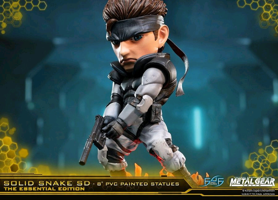 Metal Gear Solid - Solid Snake 8" PVC Statue - Ozzie Collectables
