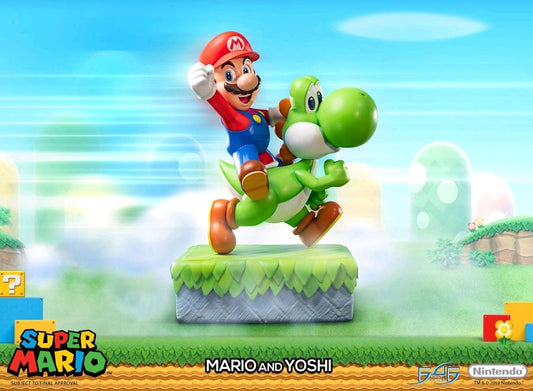 Super Mario - Mario & Yoshi Statue - Ozzie Collectables