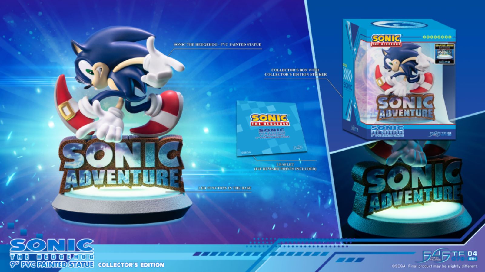 Sonic Adventure - Sonic the Hedgehog (Collector's Edition) PVC Statue