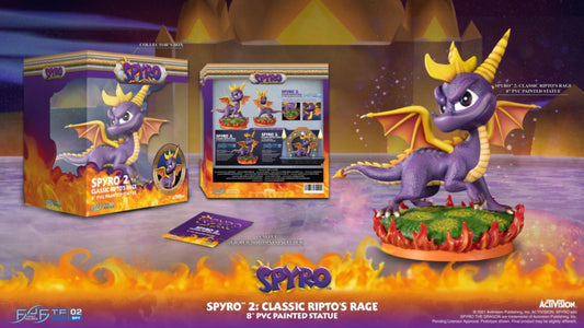 Spyro 2 - Classic Ripto's Rage PVC Statue
