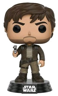 Star Wars: Rogue One - Captain Cassian Andor Brown Jacket US Exclusive Pop! Vinyl - Ozzie Collectables