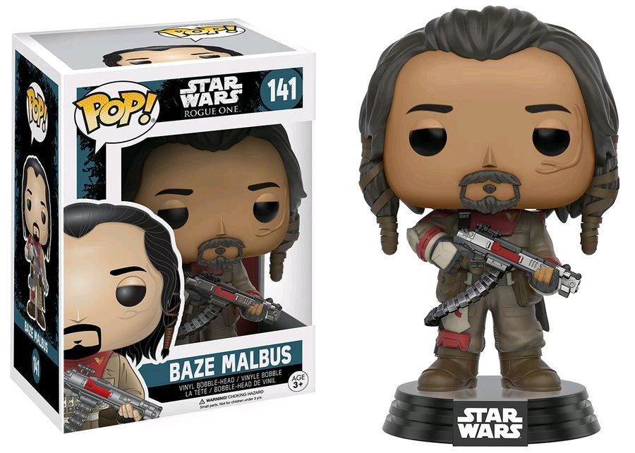 Star Wars: Rogue One - Baze Malbus Pop! Vinyl - Ozzie Collectables