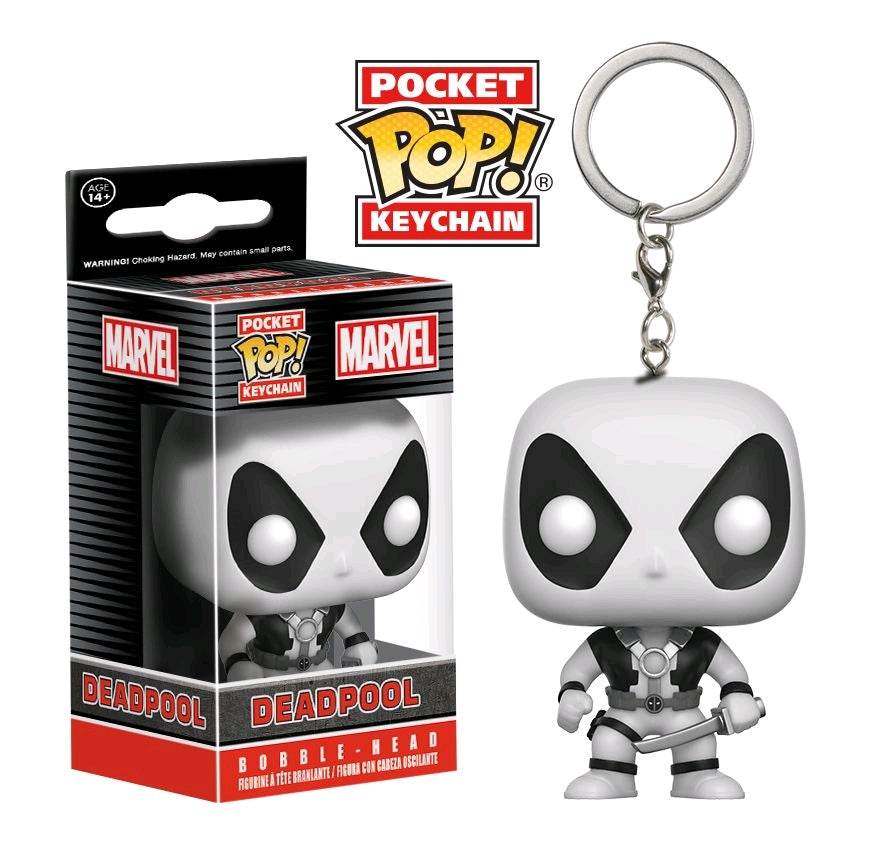Deadpool - X-Force White US Exclusive Pocket Pop! Keychain - Ozzie Collectables