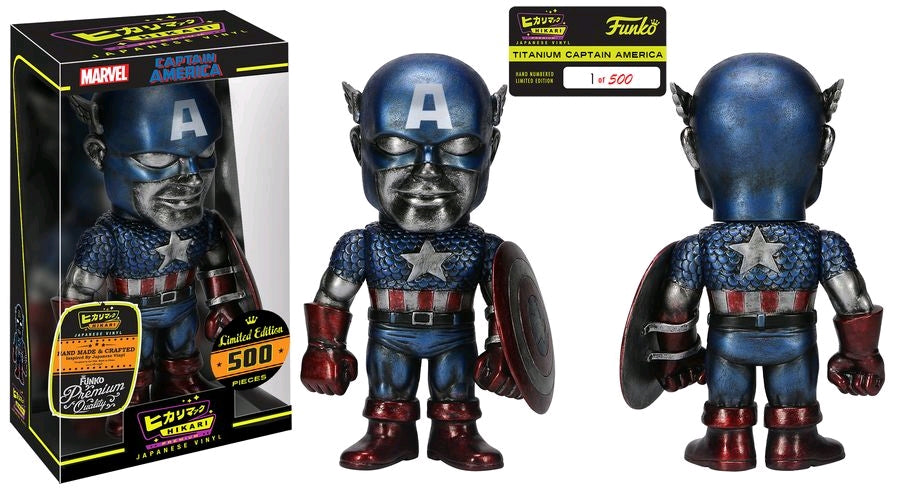 Captain America - Captain America Titanium Hikari Figure - Ozzie Collectables