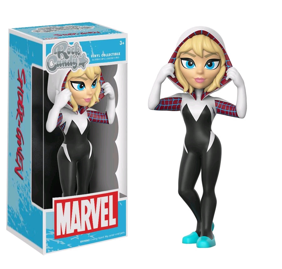 Spider-Man - Spider-Gwen Unmasked Rock Candy - Ozzie Collectables