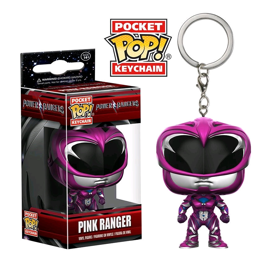 Power Rangers Movie - Pink Ranger Pocket Pop! Keychain - Ozzie Collectables
