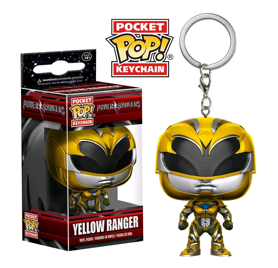Power Rangers Movie - Yellow Ranger Pocket Pop! Keychain - Ozzie Collectables