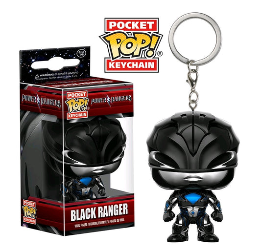 Power Rangers Movie - Black Ranger Pocket Pop! Keychain - Ozzie Collectables