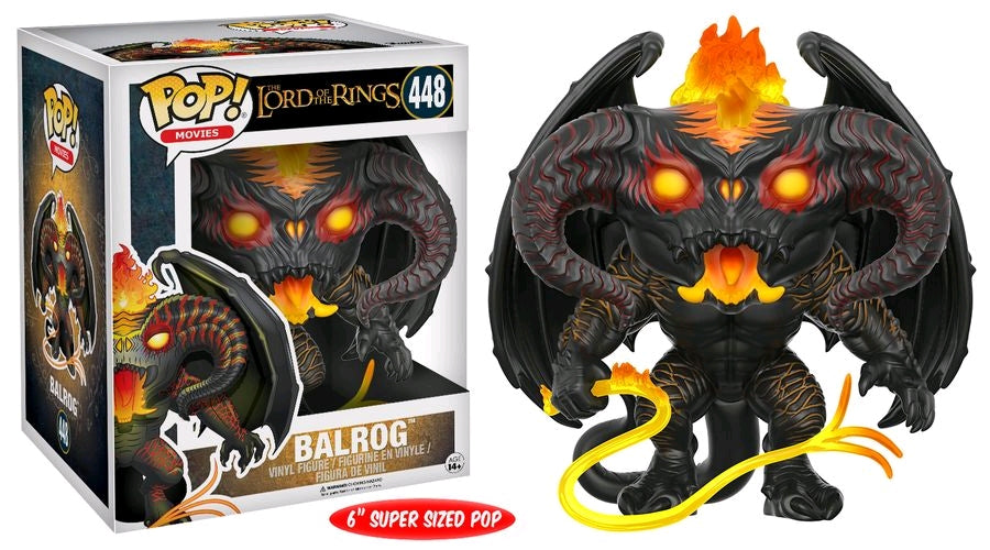 Balrog - The Lord Of The Rings Movies 6 Inch Pop! Vinyl #448 - Ozzie Collectables