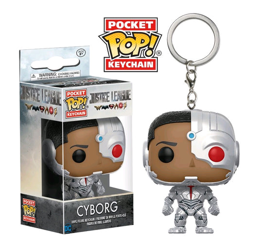 Justice League Movie - Cyborg Pocket Pop! Keychain - Ozzie Collectables