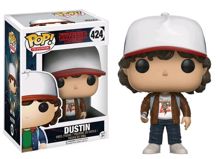 Stranger Things - Dustin (Brown Jacket) US Exclusive Pop! Vinyl - Ozzie Collectables