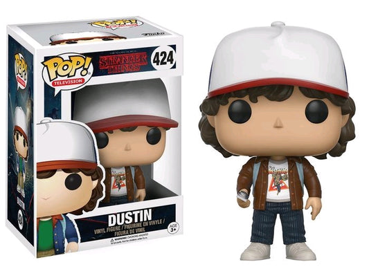 Stranger Things - Dustin (Brown Jacket) US Exclusive Pop! Vinyl - Ozzie Collectables