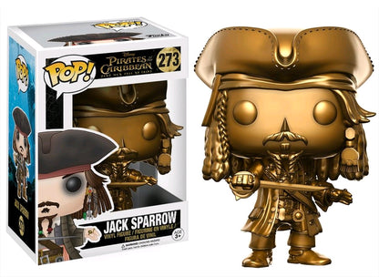 Pirates of the Caribbean 5: Dead Men Tell No Tales - Jack Sparrow Gold US Exclusive Pop! - Ozzie Collectables
