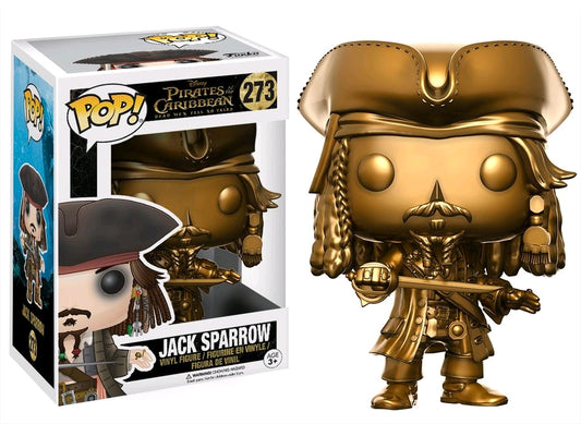 Pirates of the Caribbean 5: Dead Men Tell No Tales - Jack Sparrow Gold US Exclusive Pop! - Ozzie Collectables