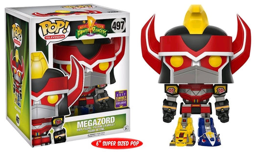 Megazord - Mighty Morphin Power Rangers Television 2017 Summer Convention 6 Inch Pop! Vinyl #497 - Ozzie Collectables