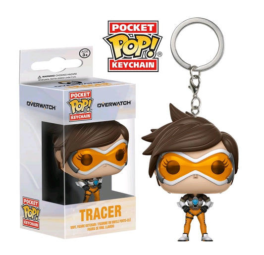 Overwatch - Tracer Pocket Pop! Keychain - Ozzie Collectables