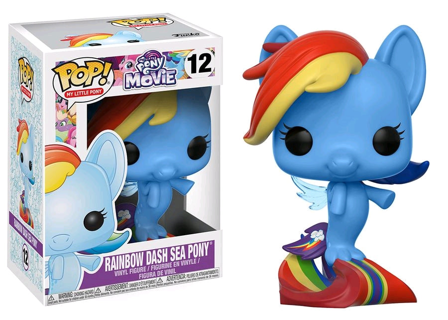 My Little Pony Movie - Rainbow Dash Sea Pony Pop! Vinyl - Ozzie Collectables
