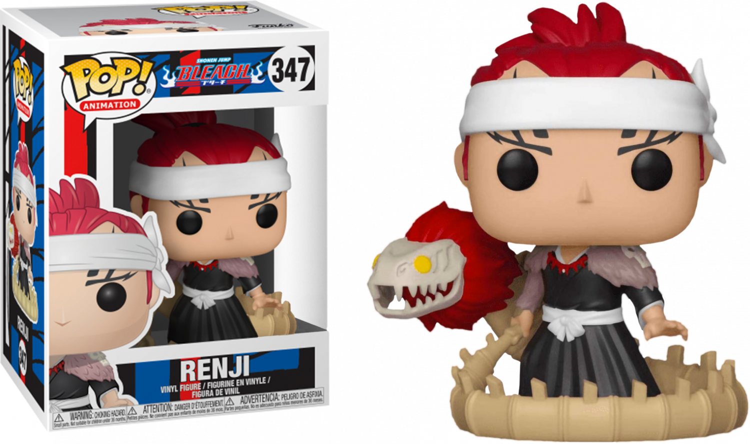 Renji with Bankai Sword - Bleach US Exclusive Pop! Vinyl #347 - Ozzie Collectables