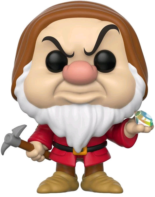 Snow White and the Seven Dwarfs - Grumpy with Diamond & Pick US Exclusive Pop! Vinyl - Ozzie Collectables