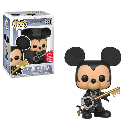 Kingdom Hearts - Mickey Organisation 13 Unhooded SDCC 2018 US Exclusive Pop! Vinyl - Ozzie Collectables