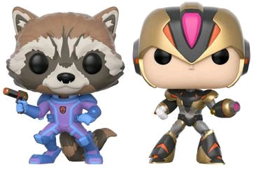 Marvel vs Capcom: Infinite - Rocket vs Mega Man X US Exclusive Pop! Vinyl 2-pack - Ozzie Collectables