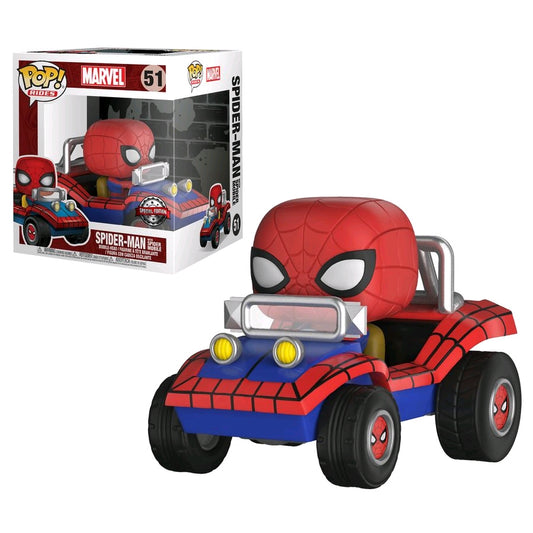 Spider-Man - Spider-Man with Spider Mobile US Exclusive Pop! Ride - Ozzie Collectables