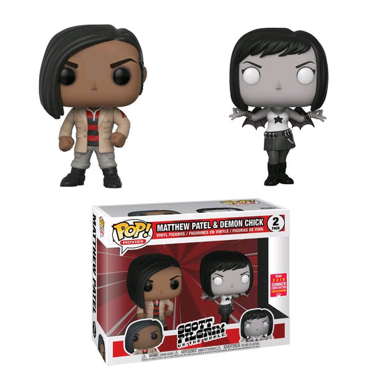 Scott Pilgrim - Matthew & Demon Chick SDCC 2018 US Exclusive Pop! Vinyl 2-pack - Ozzie Collectables