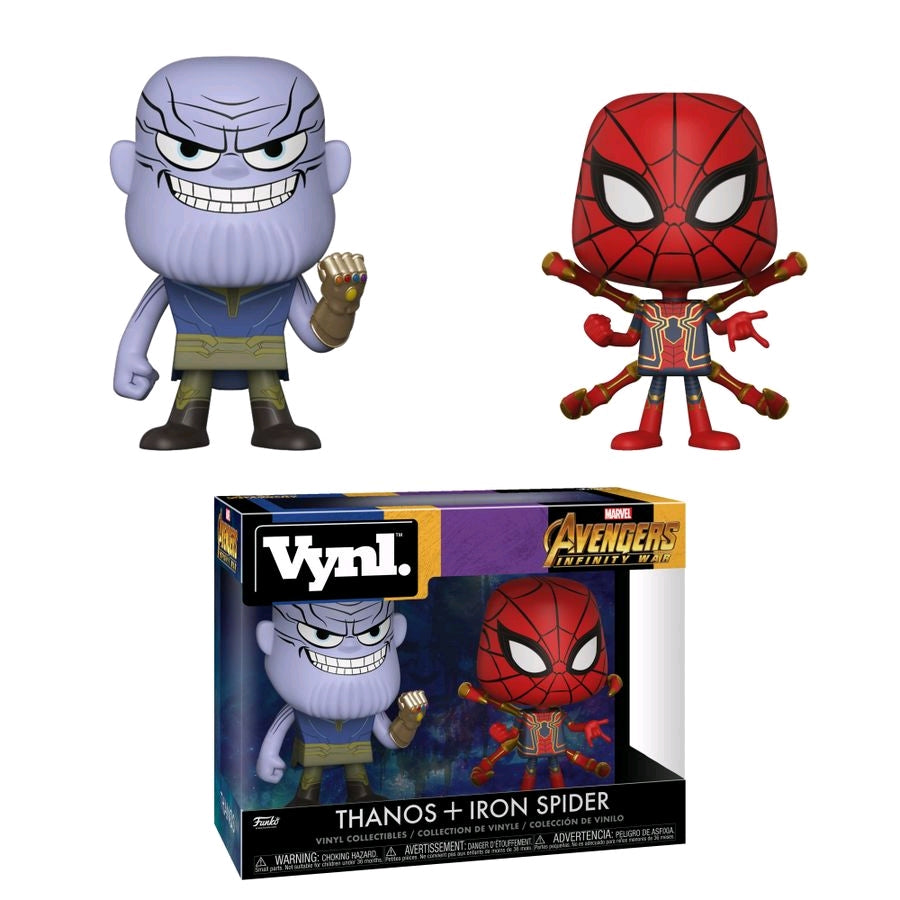 Avengers 3: Infinity War - Thanos & Iron Spider Vynl. - Ozzie Collectables