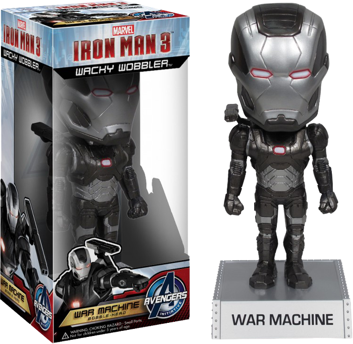 Iron Man 3 - War Machine Wacky Wobbler - Ozzie Collectables