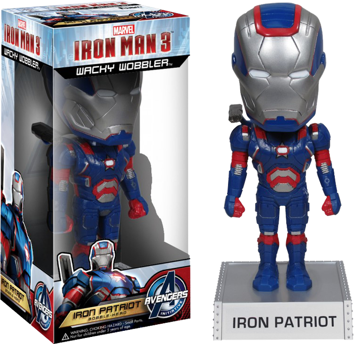 Iron Man 3 - Iron Patriot Wacky Wobbler - Ozzie Collectables