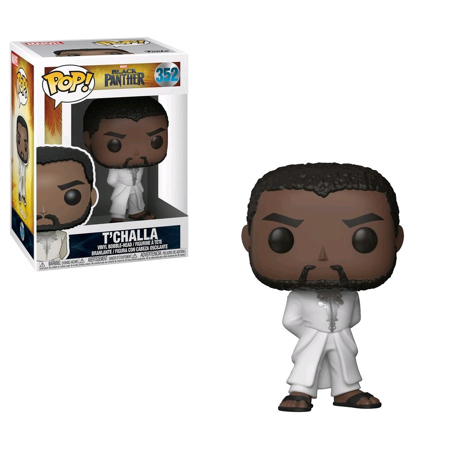 Black Panther - T'Challa White Robe Pop! Vinyl - Ozzie Collectables