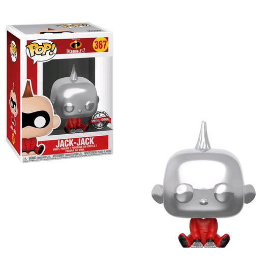 Incredibles 2 - Jack-Jack Chrome US Exclusive Pop! Vinyl - Ozzie Collectables