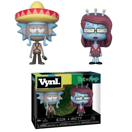 Rick and Morty - Rick with Sombrero & Unity Vynl. - Ozzie Collectables