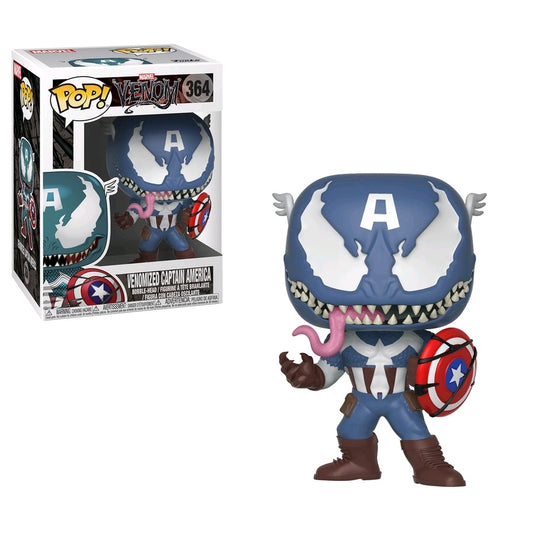 Venom - Venomized Captain America Pop! Vinyl - Ozzie Collectables