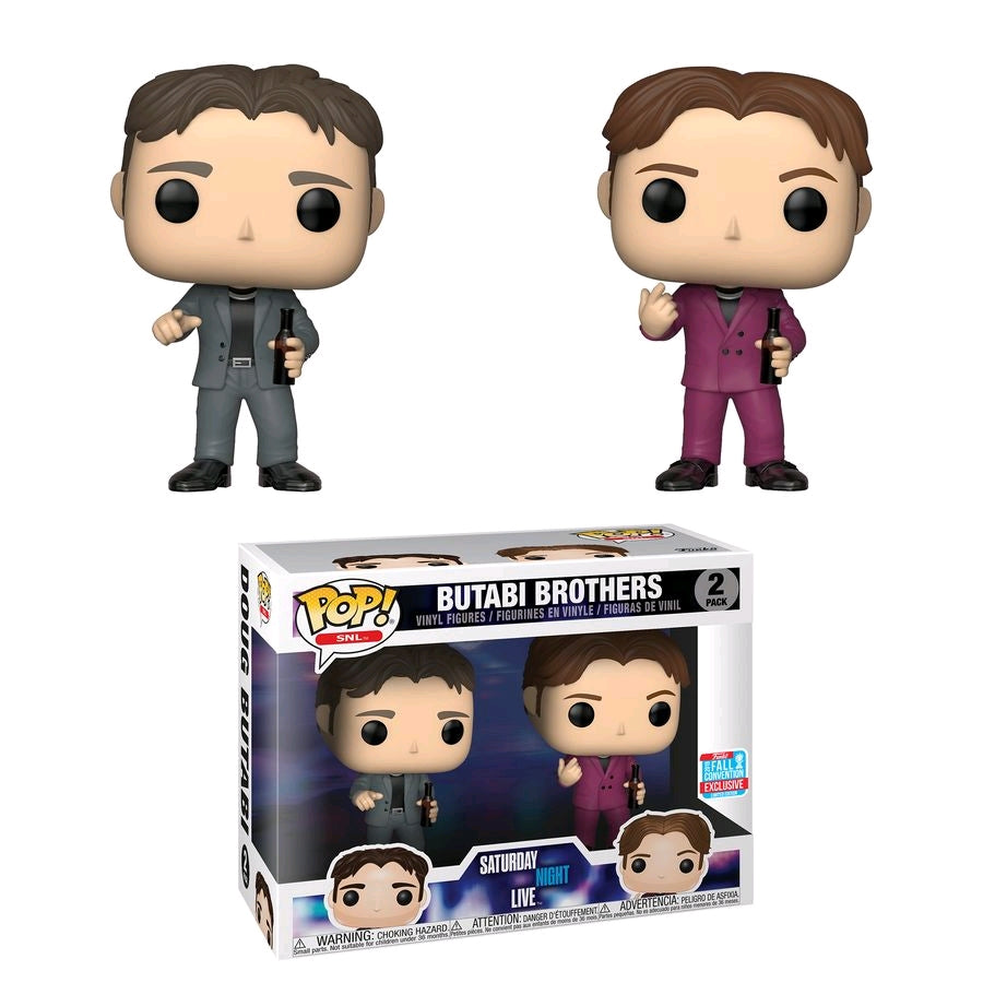 Saturday Night Live - Doug & Steve Butabi Brothers NYCC 2018 Exclusive Pop! Vinyl 2-pack - Ozzie Collectables