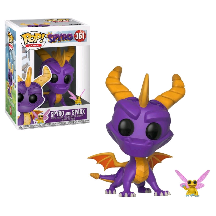 Spyro the Dragon - Spyro & Sparx Pop! Vinyl - Ozzie Collectables